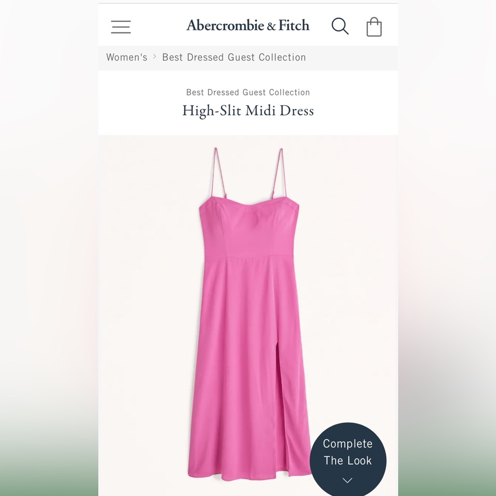 Abercrombie pink dress
